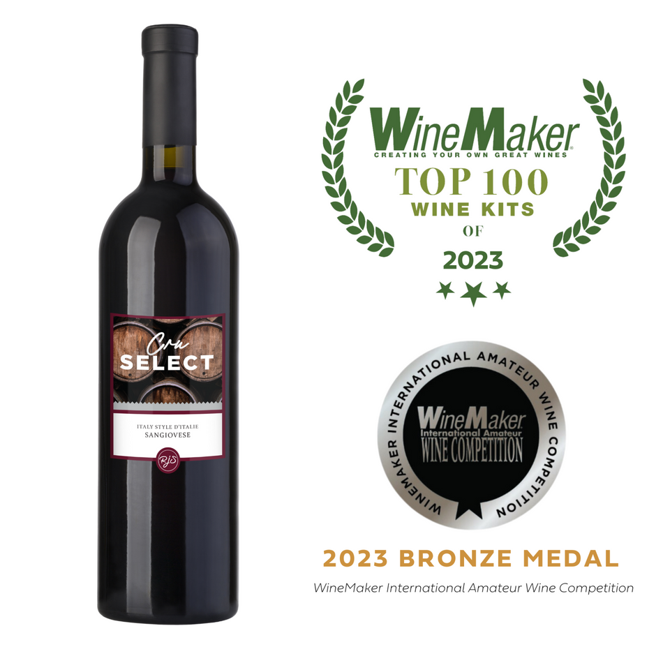 6 Gal. Cru Select Italy Style Sangiovese Home Winemaking Kit - RJS Craft