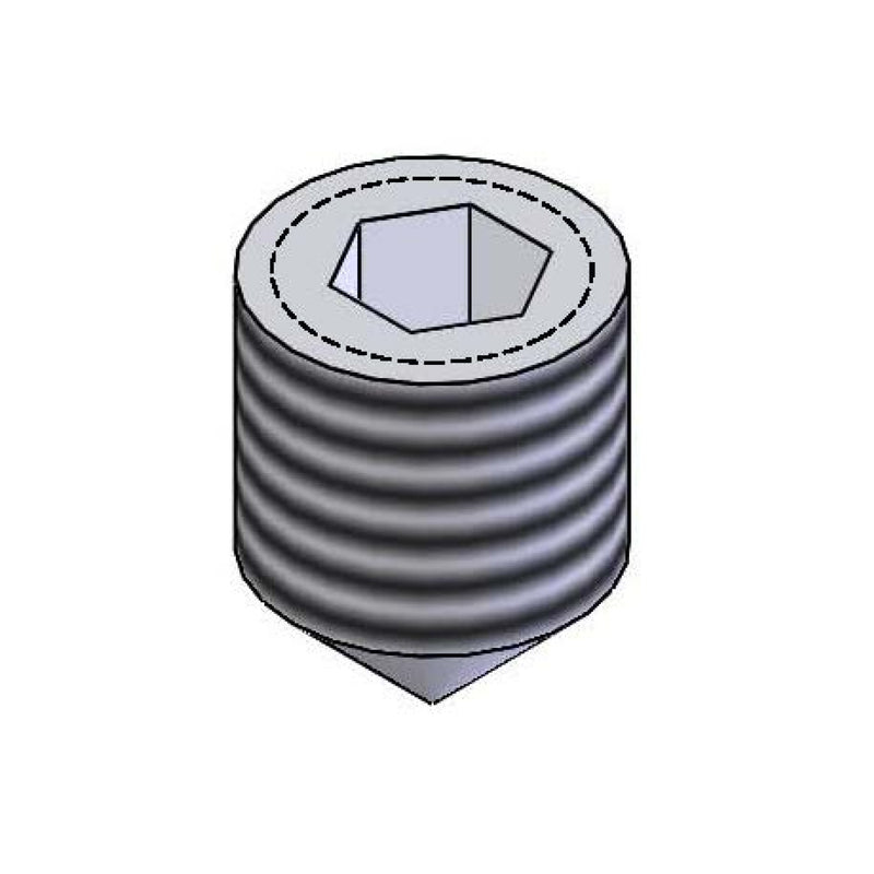 T&S Brass 001584-45 Set Screw - #10-32UN x 1/4" Pointed