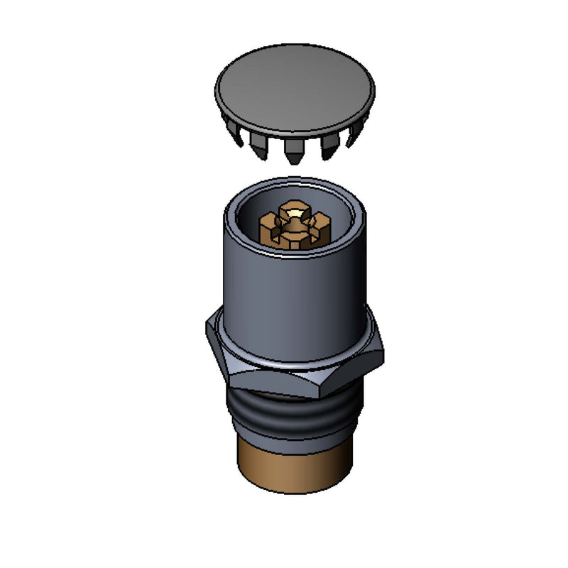 T&S Brass 002892-40 Service Stop Spindle & Cap Assembly