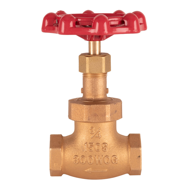 T&S Brass 006648-20R 3/4" Globe Valve - Red Handle