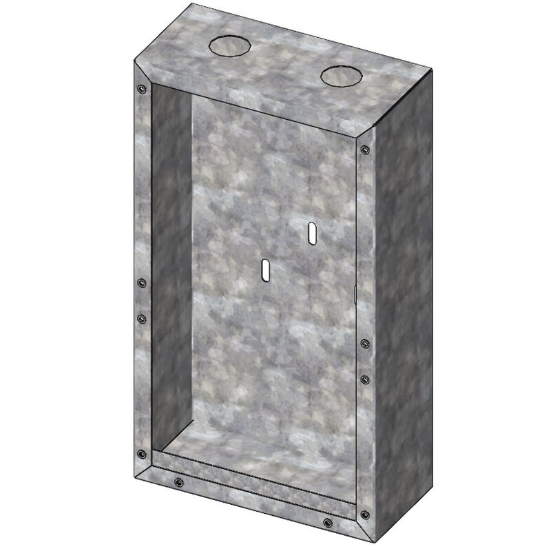 T&S Brass 006667-45 Recessed Cabinet - Galvanized Steel