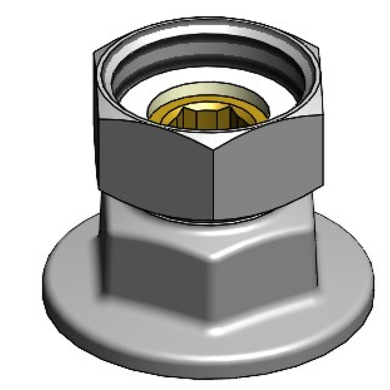 T&S Brass 006848-40 1/2" BSPT Inlet Flange Assembly