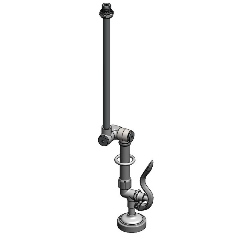 T&S Brass 009184-40 Down Pipe Assembly w/ Knuckles & Spray Valve