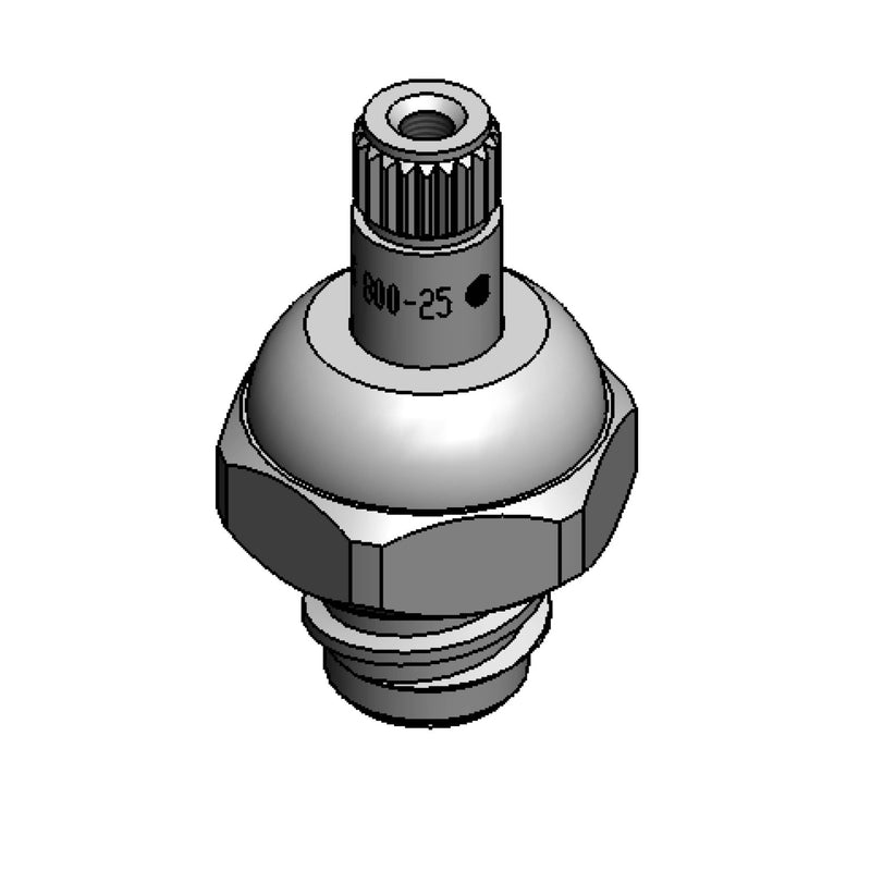 T&S Brass 009423-40QT Quarter Turn RH Spindle - Teflon