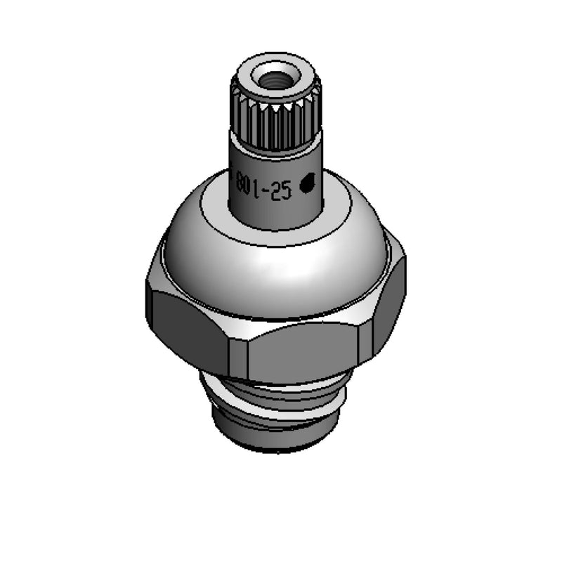 T&S Brass 009424-40QT Quarter Turn LH Spindle - Teflon