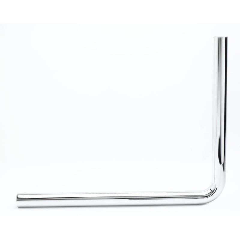 T&S Brass 011355-45 Waste Drain Overflow Elbow Tube - 1.25 Inch Stainless Steel