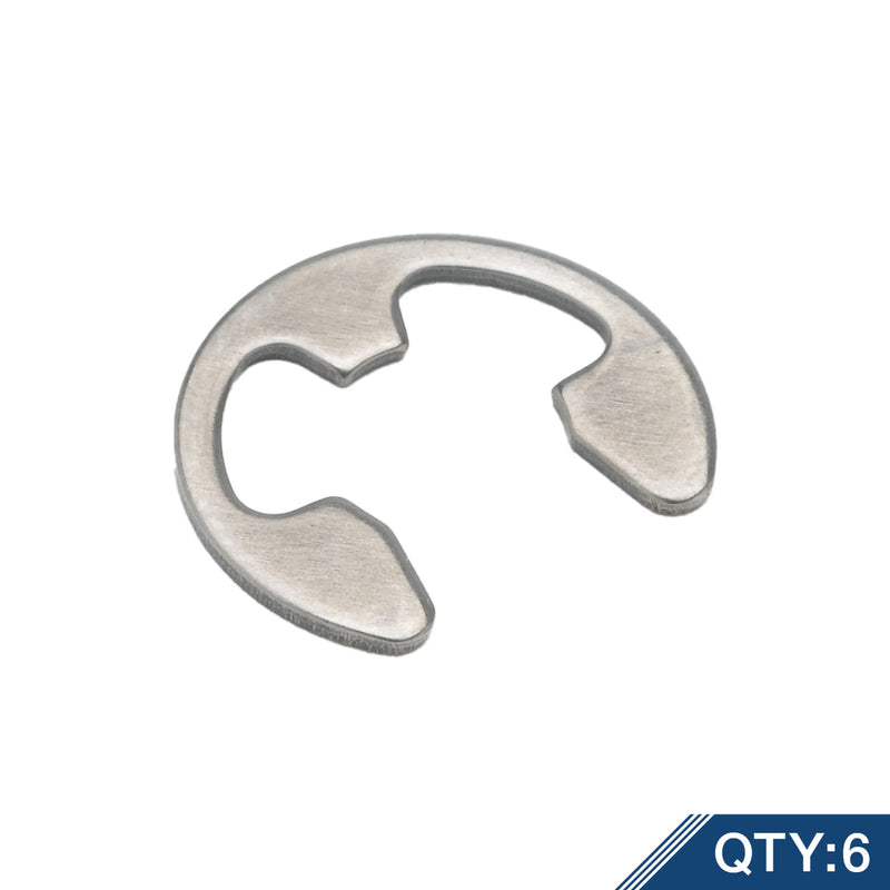 T&S Brass 012512-45M E-Style Snap Ring Master Pack (6)
