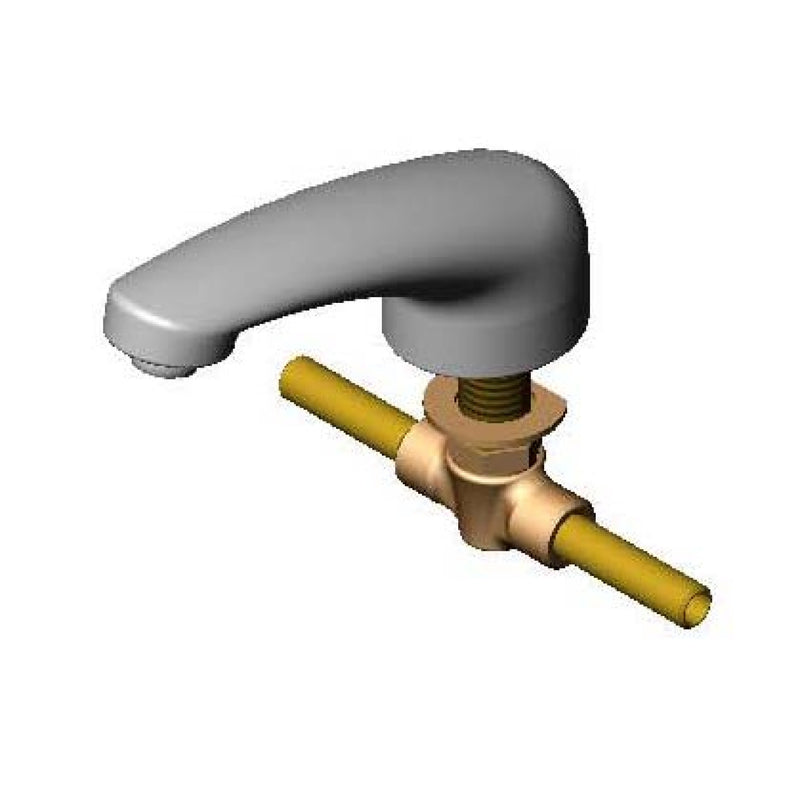 T&S Brass 012622-40 8" CWS Assembly - Spout & Cross