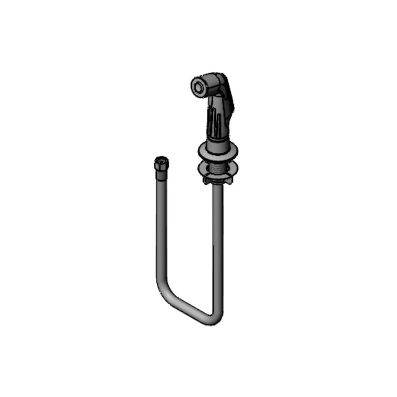 T&S Brass 013842-45NS Self-Closing Sidespray & Vinyl Hose