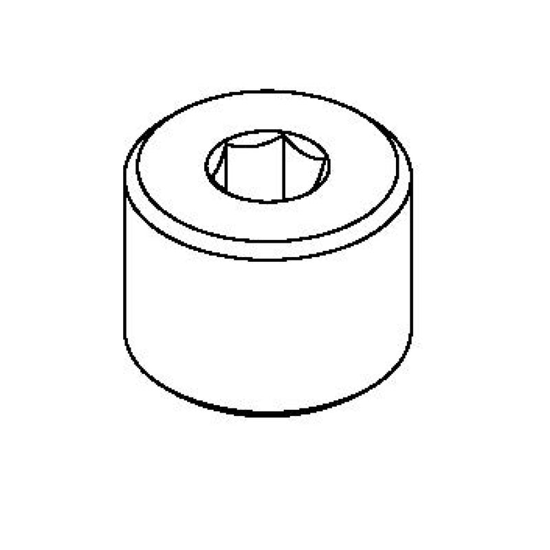 T&S Brass 014554-25 Close Nipple - Rough Chrome Finish