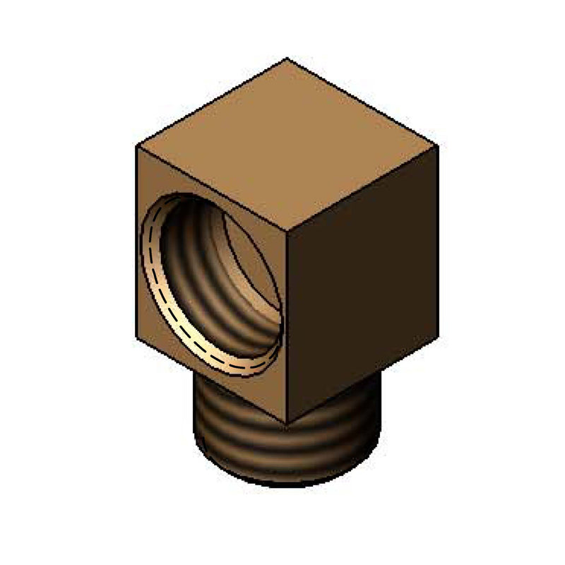 T&S Brass 015345-20 Low Profile Elbow w/ O-Ring Seal