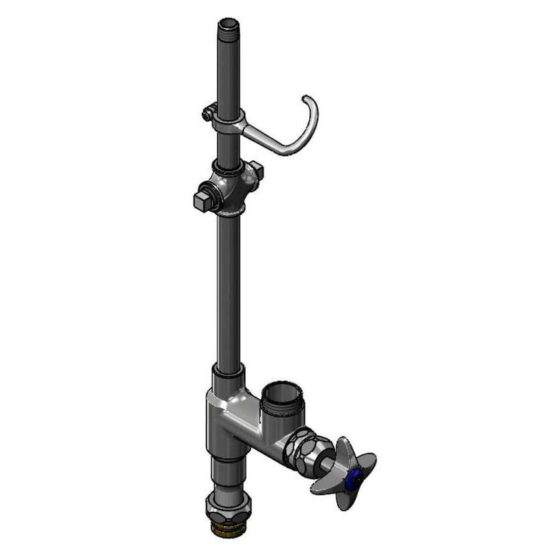 T&S Brass 017989-40 EasyInstall Riser w/ BIG-FLO Add-On Faucet