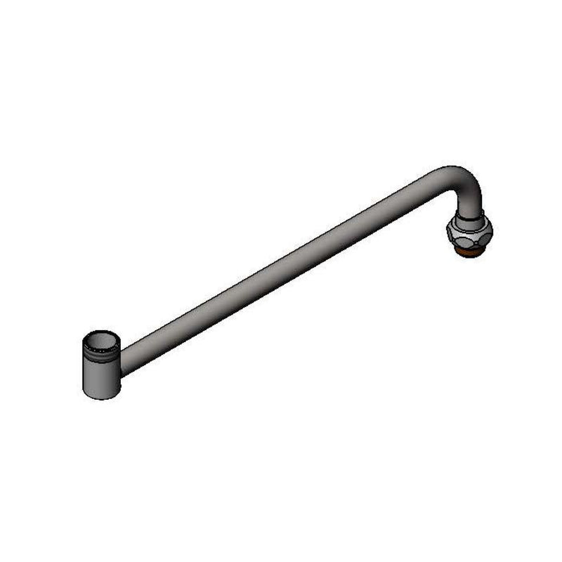 T&S Brass 019006-40 14" Back Section of Double-Joint Nozzle