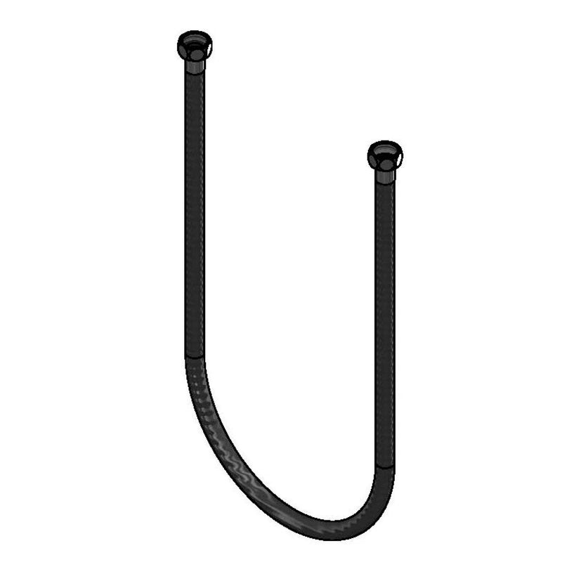 T&S Brass 019901-45 DuraPull 30" SS Braided Hose - Clear Coat