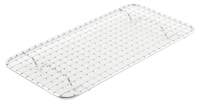 Winco PGW-510 10-1/2 Inch Chrome Plated Wire Pan Grate with Rectangular Design