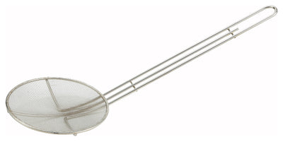 Winco SCF-6R 6-1/2 Inch Diameter Round Skimmer Mesh Nickel Plated