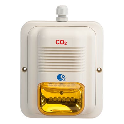 LogiCO2 Horn/Strobe LED Amber Glass