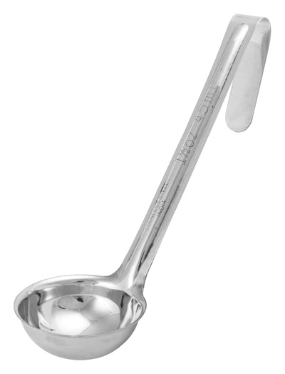 Winco LDI-15SH 1-1/2 Oz. Ladle One Piece Ergonomic Handle Stainless Steel