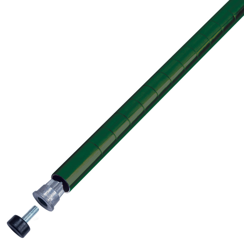 Winco VEX-54P Epoxy Coated Shelf Post Green NSF - 4 Packs