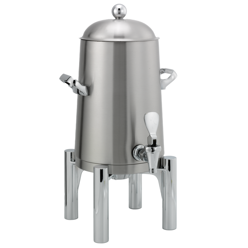 Flame Free™ Thermo-Urn™ 1.5-Gallon Vacuum Insulated Urn with Round Legs and Domed Lid in Brushed Stainless