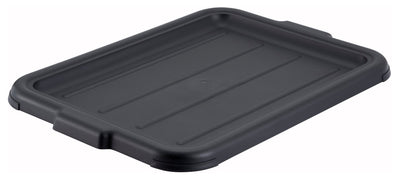 Winco PL-57K 20 Inch Dish Box Cover Black Polypropylene with Heavy Duty Design