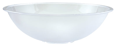 Winco PBB-15 15-3/4 Inch Diameter Round Pebbled Bowl Clear Polycarbonate