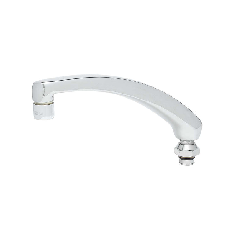 T&S Brass 0CS8 Swivel Cast Spout Assembly - 8"