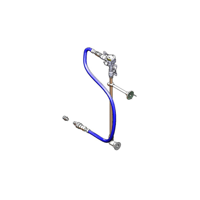 T&S Brass 0RK-SK Hose Reel Connector Kit - Vacuum Breaker & QD