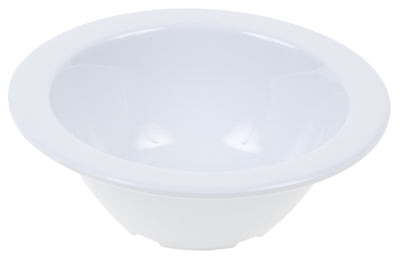 Winco MMB-4W 4 Oz Round Fruit Bowl 4-5/8 Inch Diameter Melamine White