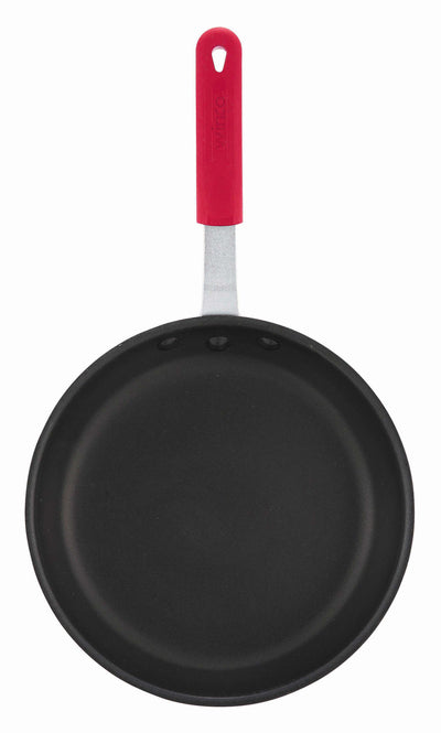 Winco AFP-8NS-H 8 Inch Fry Pan Round without lid Riveted Handle Aluminum Non-stick