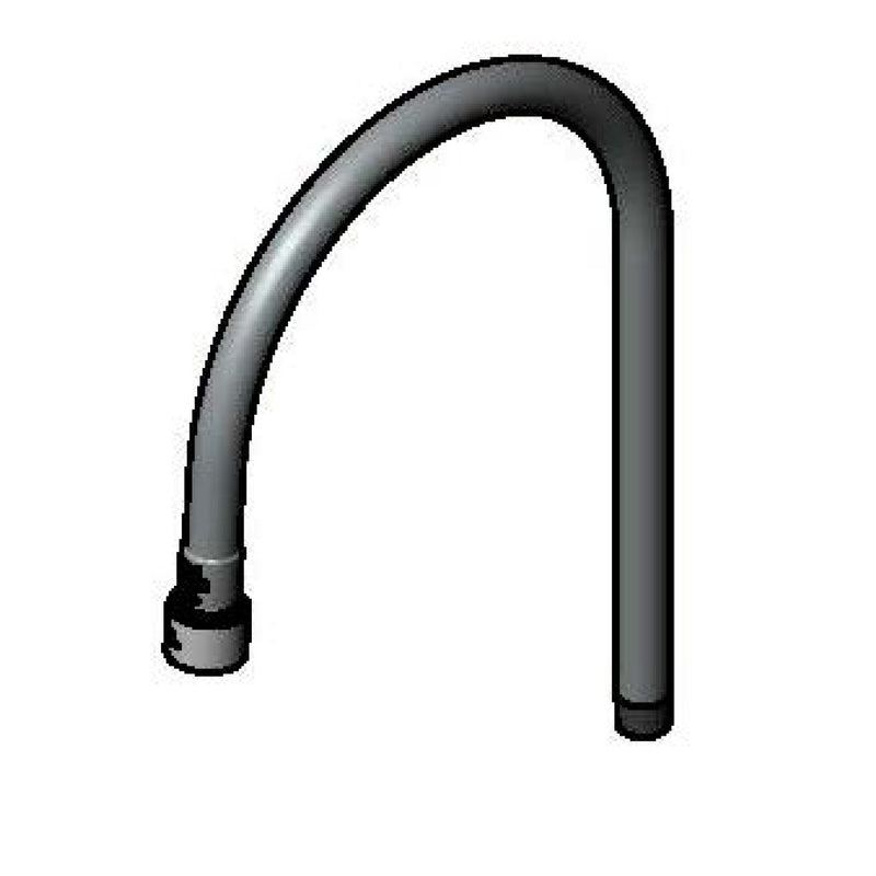 T&S Brass 127X-V10 Rigid Gooseneck - 8" Spread w/ 1.0 GPM VR