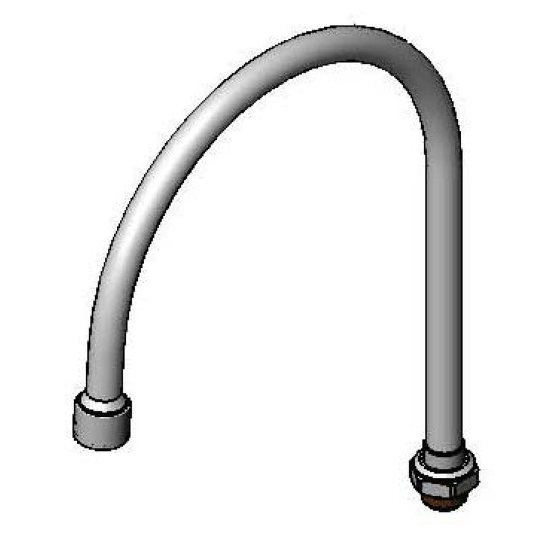 T&S Brass 135X-LAM-VR Swivel Gooseneck - 8-3/4" w/ VR Laminar