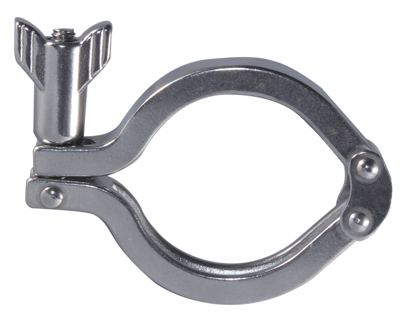 3" Heavy Duty Double Pin Clamps (13MHHM) - T304 Stainless Steel - Wayland Industries - W413MHHM-3