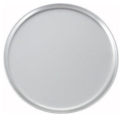 Winco APZC-13 13 Inch Diameter Coupe Aluminum Pizza Pan