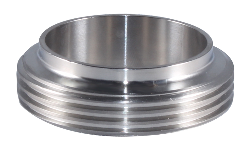 3" John Perry Short Threaded Ferrule (15TRFJP) - T316L Stainless Steel - Wayland Industries - W615TRFJP-3