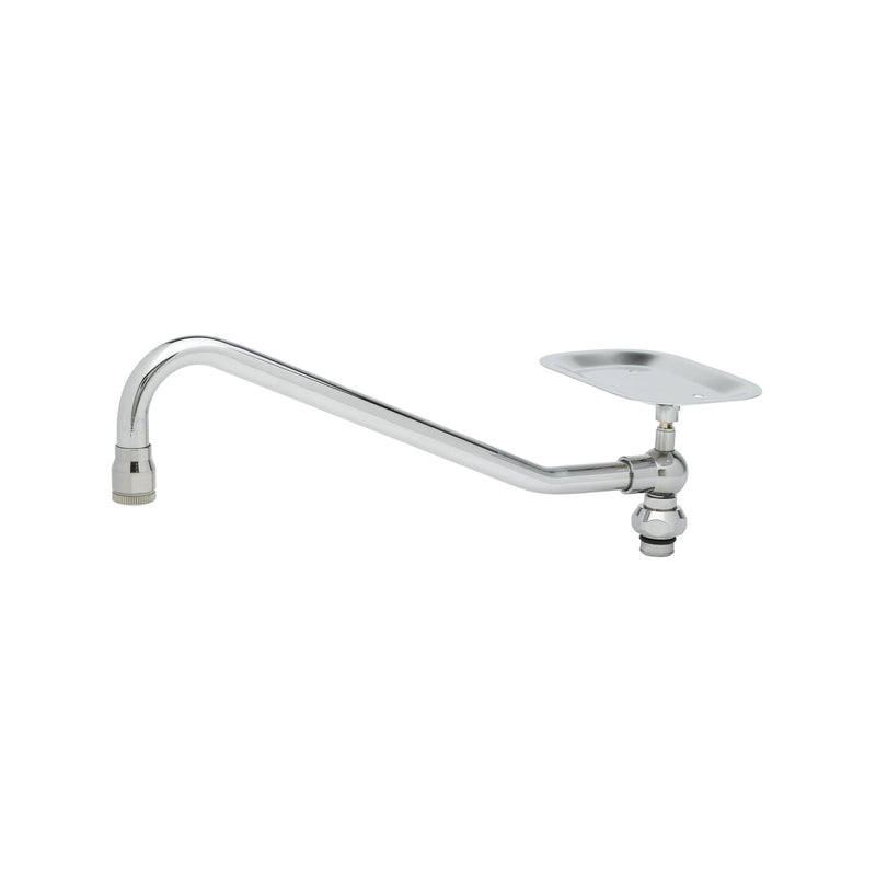 T&S Brass 162X Swivel Nozzle - 12" w/ Soap Dish