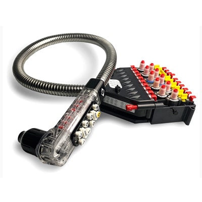 Taprite Rattler II Bargun, 10 Button, 48" Hose, Black | 955C-1062-3M014