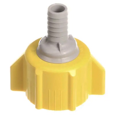 Lancer 3/8" BIB Connector, Yellow