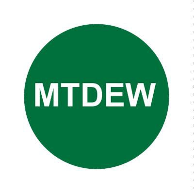 Bargun Button Cap, Round, MtDew, Green Cap, White Letter - PH10-74-111