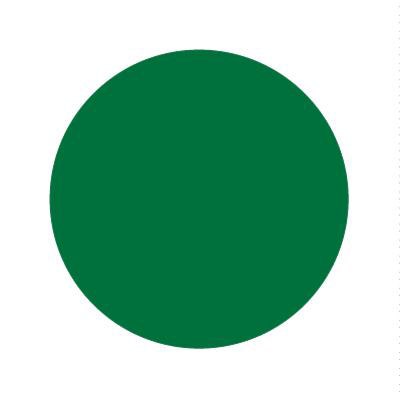 Bargun Button Cap, Round, Blank, Green Cap - PH10-74-186