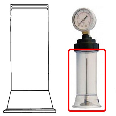 Lancer Carbonation Tester Cup - 05-0111