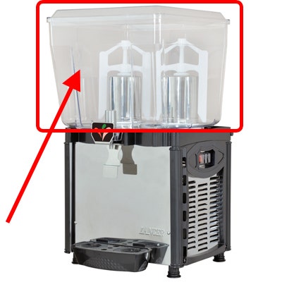 Lancer Bowl Assembly for 5.3 Gal Mega Bowl Bubbler