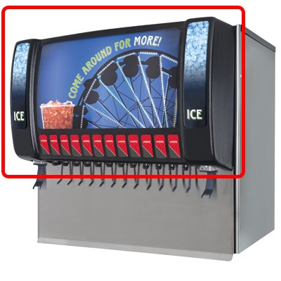 Lancer 44" Sensation Merchandiser Housing - 05-3617-01