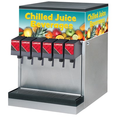 Lancer CED 1506E Juice Dispenser 6 Valve