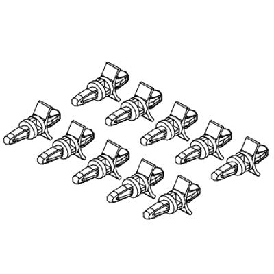 Ice-O-Matic 9051698-01P Standoff/Spacer Pin Kit, Control Board, Set of 10, Fits CIM0320A
