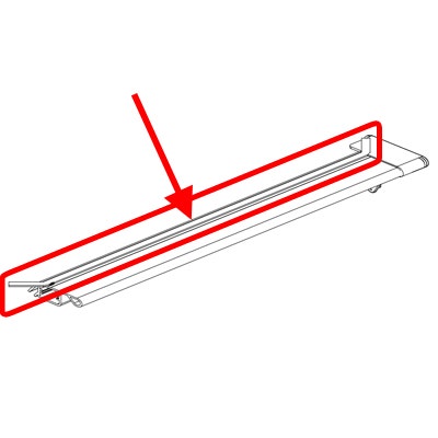 Ice-O-Matic 9051629-01 Shield Bin Drip 30In, Fits B40