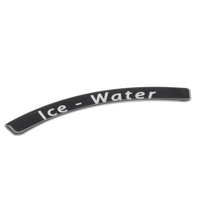 Ice-O-Matic 1011357-83 Label, Ice-Water, Efd270/Gemd270A, Fits EFD270