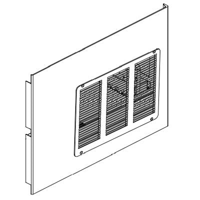 Ice-O-Matic 2101483-01S Panel Assembly with Louvered Grille, Right Hand