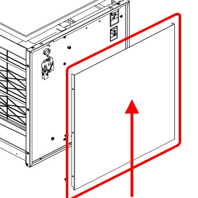 Ice-O-Matic 3021929-01 Panel Side Right Hand 1400W/R, Fits ICE1806V3