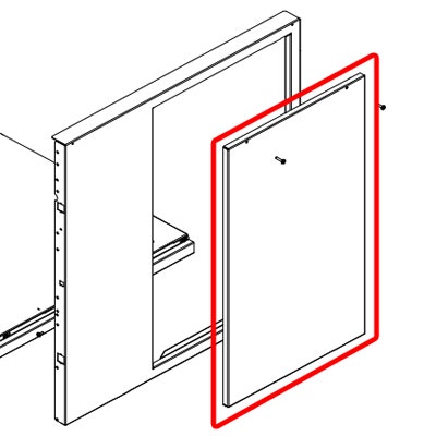 Ice-O-Matic 3021953-01 Panel Side, Solid, Fits GEM0450